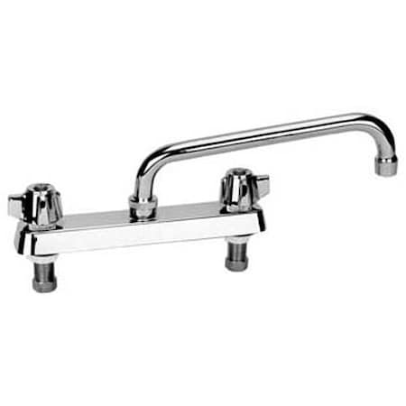 Faucet,8Deck , 6Spt,Leadfree